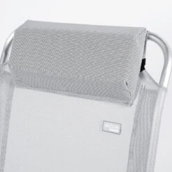 AKTIVE - Chaise Pliante Haute Avec Dossier Haut Réglable 5 Positions, Gris -Promos Camping Boutique aktive chaise pliante haute avec dossier haut reglable 5 positions gris 4