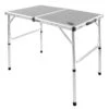 AKTIVE - Table De Camping Pliante, Réglable En 2 Hauteurs, 90x60x40/70 Cm, Gris -Promos Camping Boutique aktive table de camping pliante reglable en 2 hauteurs 90x60x4070 cm gris