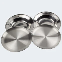 Assiette Camping Plate Et Creuse | Diamètre Env. 23 Cm | 2 Assiettes De Chaque -Promos Camping Boutique assiette camping plate et creuse diametre env 23 cm 2 assiettes de chaque 3