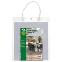 Auvent Triangulaire En Polyester Aktive Garden Coloris Blanc -Promos Camping Boutique auvent triangulaire en polyester aktive garden coloris blanc 3