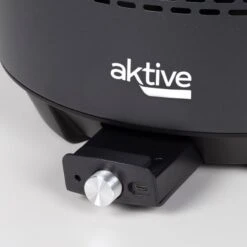 Barbecue Rond Noir Sans Fumée 2 En 1 Ø34 Cm Aktive -Promos Camping Boutique barbecue rond noir sans fumee 2 en 1 o34 cm aktive 4