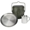 Batterie De Cuisine De Camping, Assiette Plate Et Tasse Isotherme Set -Promos Camping Boutique batterie de cuisine de camping assiette plate et tasse isotherme set