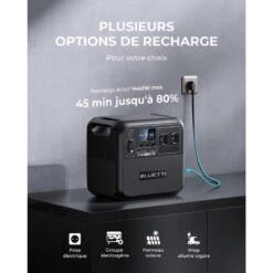 BLUETTI Générateur Électrique Solaire AC180 Avec Panneau Solaire PV200 -Promos Camping Boutique bluetti generateur electrique solaire ac180 avec panneau solaire pv200 3