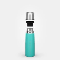 Quechua Bouteille Isotherme Inox 0,4L Avec Gobelet Pour La Randonnée - Turquoise 19 Quechua Bouteille Isotherme Inox 0,4L Avec Gobelet Pour La Randonnée - Turquoise -Promos Camping Boutique bouteille isotherme inox 04l avec gobelet pour la randonnee turquoise 7