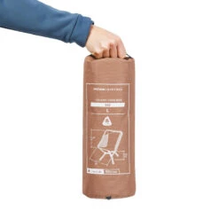 Promos Camping Boutique -Promos Camping Boutique chaise basse pliante de camping mh500 marron 1