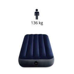 Intex Classic Downy - Lit Gonflable - 191x76x25cm - Compris Les Accessoires -Promos Camping Boutique classic downy lit gonflable 191x76x25cm compris les accessoires 1