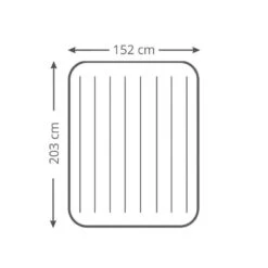 Intex Classic Downy - Lit Gonflable - 203x152x25cm - Compris Les Accessoires -Promos Camping Boutique classic downy lit gonflable 203x152x25cm compris les accessoires 3