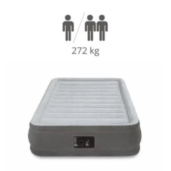 Intex Comfort-Plush 'Queen' - Lit Gonflable - 203x152x33cm - Compris Les Accessoires -Promos Camping Boutique comfort plush queen lit gonflable 203x152x33cm compris les accessoires 2