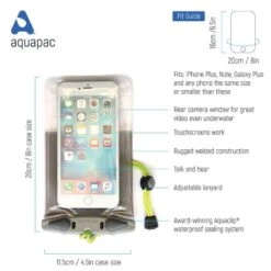 Aquapac Etui Professionnel étanche Pour Téléphone Plus Vert Citron -Promos Camping Boutique etui professionnel etanche pour telephone plus vert citron 3