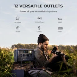 Générateur Solaire BLUETTI EB70 716Wh -Promos Camping Boutique generateur solaire bluetti eb70 716wh 2