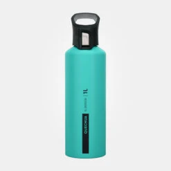 Quechua Gourde Alu 1L Avec Bouchon à Ouverture Rapide Pour La Randonnée - Vert -Promos Camping Boutique gourde alu 1l avec bouchon a ouverture rapide pour la randonnee vert 9