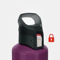 Quechua Gourde Alu 1L Avec Bouchon à Ouverture Rapide Pour La Randonnée - Violet 15 Quechua Gourde Alu 1L Avec Bouchon à Ouverture Rapide Pour La Randonnée - Violet -Promos Camping Boutique gourde alu 1l avec bouchon a ouverture rapide pour la randonnee violet 3