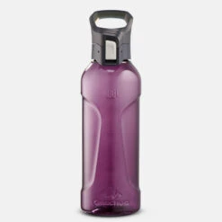 Quechua Gourde Ecozen® 0,8L Avec Bouchon Ouverture Rapide Pour La Randonnée - Violet -Promos Camping Boutique gourde ecozen 08l avec bouchon ouverture rapide pour la randonnee violet 1
