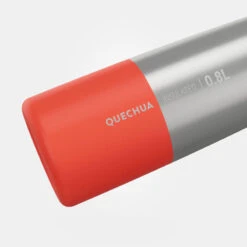 Quechua Gourde Isotherme Inox 0,8L Bouchon à Ouverture Rapide Pour La Randonnée - Rouge -Promos Camping Boutique gourde isotherme inox 08l bouchon a ouverture rapide pour la randonnee rouge 2