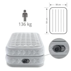 Intex Matelas Gonflable - 1-Person - 99 X 191 X 51 Cm - Gris 10 Intex Matelas Gonflable - 1-Person - 99 X 191 X 51 Cm - Gris -Promos Camping Boutique intex matelas gonflable 1 person 99 x 191 x 51 cm gris 3