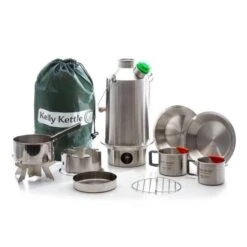 Kelly Kettle Kit 'Base Camp' Ultime - Acier Inoxydable NOUVEAU -Promos Camping Boutique kelly kettle kit base camp ultime acier inoxydable nouveau 3