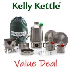 Kelly Kettle Kit Ultime 'Scout' - Acier Inoxydable NOUVEAU -Promos Camping Boutique kelly kettle kit ultime scout acier inoxydable nouveau 2