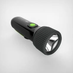 Promos Camping Boutique -Promos Camping Boutique lampe torche autonome etanche dynamo 300 wp noire 35 lumens 1