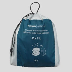 Lot De 2 Housses De Rangement De Trekking - Demi-lune Imperméables - 2x7L -Promos Camping Boutique lot de 2 housses de rangement de trekking demi lune impermeables 2x7l 2