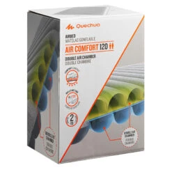 Quechua MATELAS DE CAMPING GONFLABLE AIR CONFORT | 2 PERSONNES - LARGEUR 120 CM -Promos Camping Boutique matelas de camping gonflable air confort 2 personnes largeur 120 cm 2