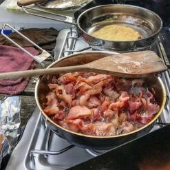 Pathfinder Poêle à Frire Pliable En Acier Inoxydable Avec Couvercle -Promos Camping Boutique pathfinder poele a frire pliable en acier inoxydable avec couvercle 3