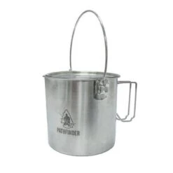 Pathfinder Pot En Acier Inoxydable Avec Couvercle (1,9 L) -Promos Camping Boutique pathfinder pot en acier inoxydable avec couvercle 19 l 2