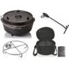 Petromax Dutch Oven FT6-6QT (avec Pieds) Ensemble - Poêle + Sac De Rangement + -Promos Camping Boutique petromax dutch oven ft6 6qt avec pieds ensemble poele sac de rangement
