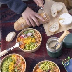 Set Complet Opinel Picnic+ - Opinel N°8 + Embouts Cuillère Et Fourchette -Promos Camping Boutique set complet opinel picnic opinel n8 embouts cuillere et fourchette 4