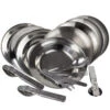 Set Couverts De Camping Et Assiette Creuse & Plate | 4 Personnes -Promos Camping Boutique set couverts de camping et assiette creuse and plate 4 personnes