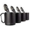 Set De Couverts De Camping & Tasse Thermique à Mousqueton | 4 Personnes 1 Set De Couverts De Camping & Tasse Thermique à Mousqueton | 4 Personnes -Promos Camping Boutique set de couverts de camping and tasse thermique a mousqueton 4 personnes