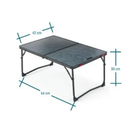 Quechua TABLE BASSE PLIANTE DE CAMPING - MH100 - GRISE 12 Quechua TABLE BASSE PLIANTE DE CAMPING - MH100 - GRISE -Promos Camping Boutique table basse pliante de camping mh100 grise 1