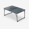 Quechua TABLE BASSE PLIANTE DE CAMPING - MH100 - GRISE -Promos Camping Boutique table basse pliante de camping mh100 grise