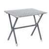 Table Camping à Clayettes Aluminium 80 Cm -Promos Camping Boutique table camping a clayettes aluminium 80 cm