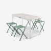 Quechua TABLE DE CAMPING PLIANTE - 4 TABOURETS - 4 À 6 PERSONNES 2 Quechua TABLE DE CAMPING PLIANTE - 4 TABOURETS - 4 À 6 PERSONNES -Promos Camping Boutique table de camping pliante 4 tabourets 4 a 6 personnes