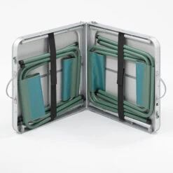 Quechua TABLE DE CAMPING PLIANTE - 4 TABOURETS - 4 À 6 PERSONNES 15 Quechua TABLE DE CAMPING PLIANTE - 4 TABOURETS - 4 À 6 PERSONNES -Promos Camping Boutique table de camping pliante 4 tabourets 4 a 6 personnes 3