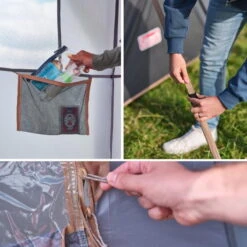 Tente Coleman 8 Personnes Octagon Gris 14 Tente Coleman 8 Personnes Octagon Gris -Promos Camping Boutique tente coleman 8 personnes octagon gris 5