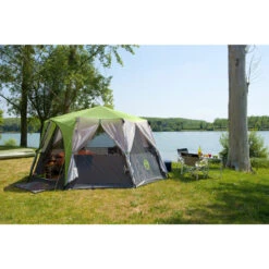 Tente Coleman Octagon 8 (Verte) -Promos Camping Boutique tente coleman octagon 8 verte 2