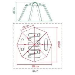 Tente Coleman Octagon Blackout 8 14 Tente Coleman Octagon Blackout 8 -Promos Camping Boutique tente coleman octagon blackout 8 5