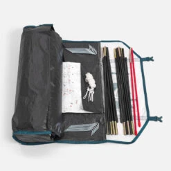 Quechua Tente De Camping - MH100 - 3 Places - Fresh & Black -Promos Camping Boutique tente de camping mh100 3 places fresh and black 3