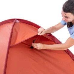 Tente Dôme De Trekking - 2 Places - MT100 -Promos Camping Boutique tente dome de trekking 2 places mt100 9