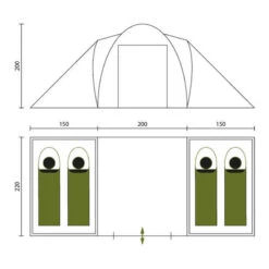 Tente Dôme Hammerfest 4 Sleeper Protect - Sol Cousu - 4 Pers - 2 Cabines Noires 14 Tente Dôme Hammerfest 4 Sleeper Protect - Sol Cousu - 4 Pers - 2 Cabines Noires -Promos Camping Boutique tente dome hammerfest 4 sleeper protect sol cousu 4 pers 2 cabines noires 6