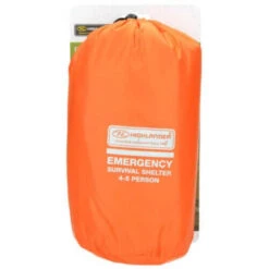 HIGHLANDER Tente D'urgence Abri De Survie 4-5 Personnes - Orange -Promos Camping Boutique tente durgence abri de survie 4 5 personnes orange 4