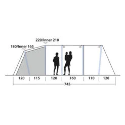 Tente Gonflable Outwell Knightdale 8PA -Promos Camping Boutique tente gonflable outwell knightdale 8pa 3