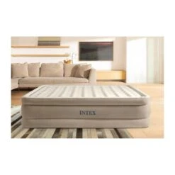 Intex Ultra Plush Queen Airbed - Lit Gonflable - 203x152x46cm - Compris Accessoires -Promos Camping Boutique ultra plush queen airbed lit gonflable 203x152x46cm compris accessoires 3